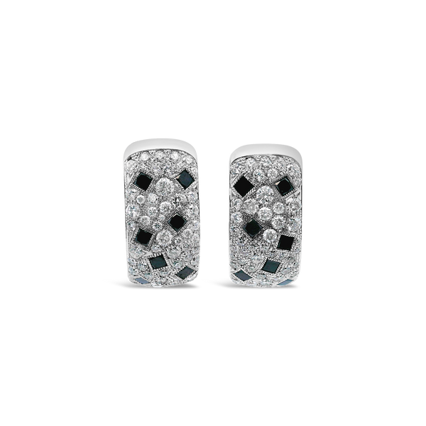 Black & White Diamond Earrings