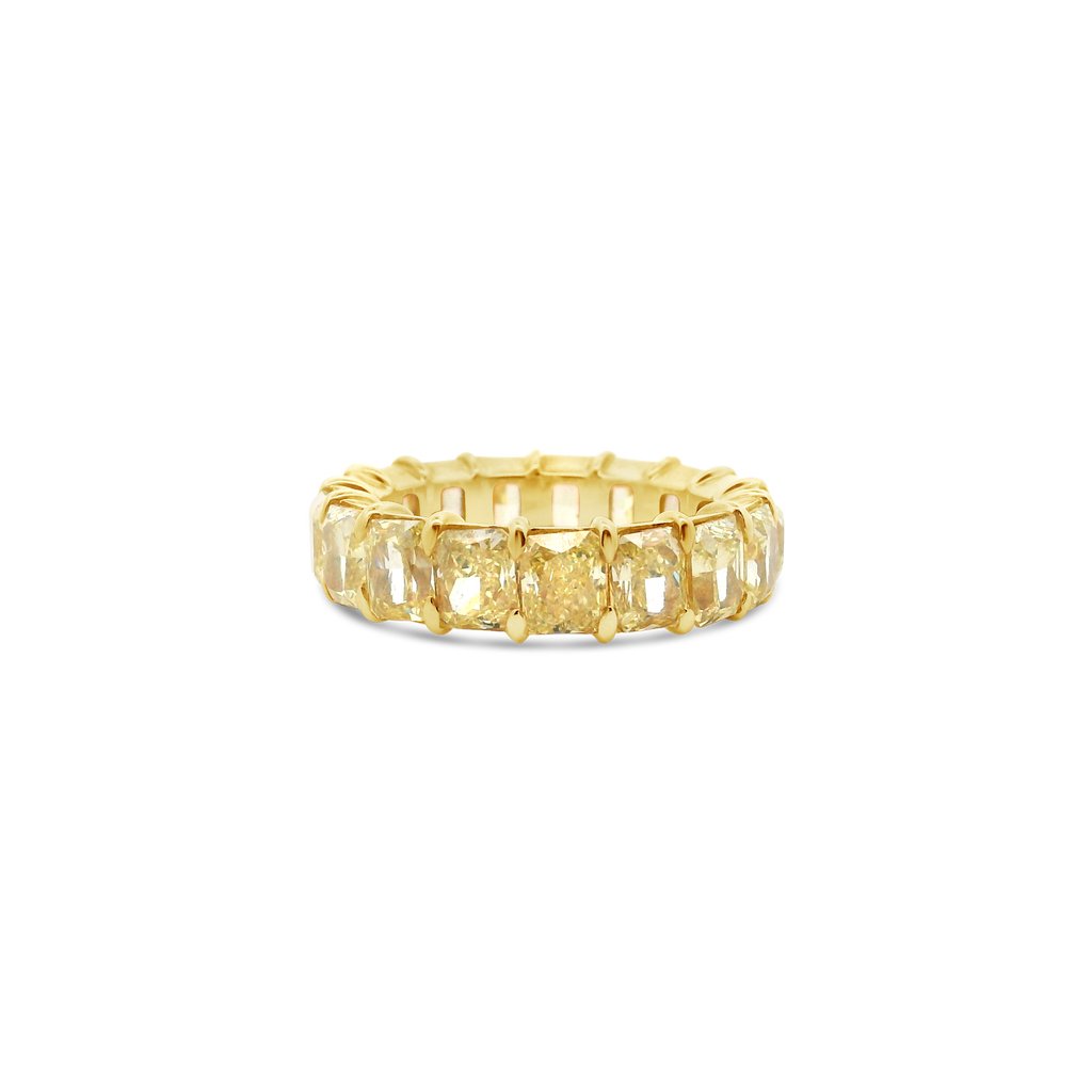 Fancy Yellow Diamond Eternity Band