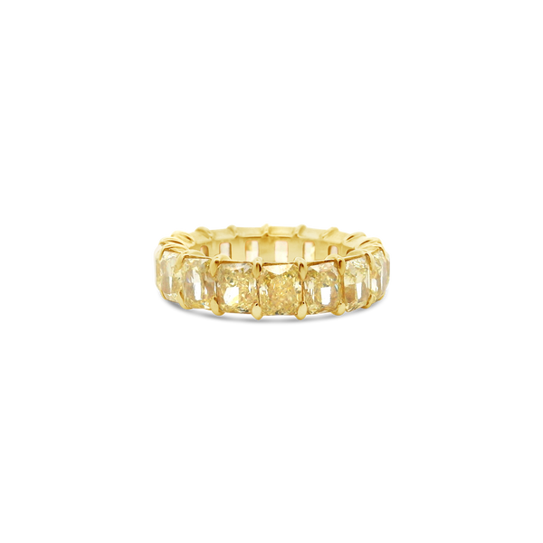 Fancy Yellow Diamond Eternity Band