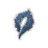Sapphire & Diamond David Webb Estate Brooch
