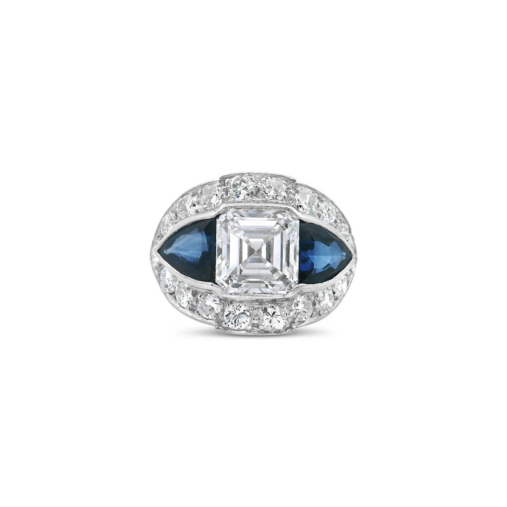 J.E. Caldwell Sapphire & Diamond Ring