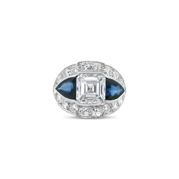 J.E. Caldwell Sapphire & Diamond Ring