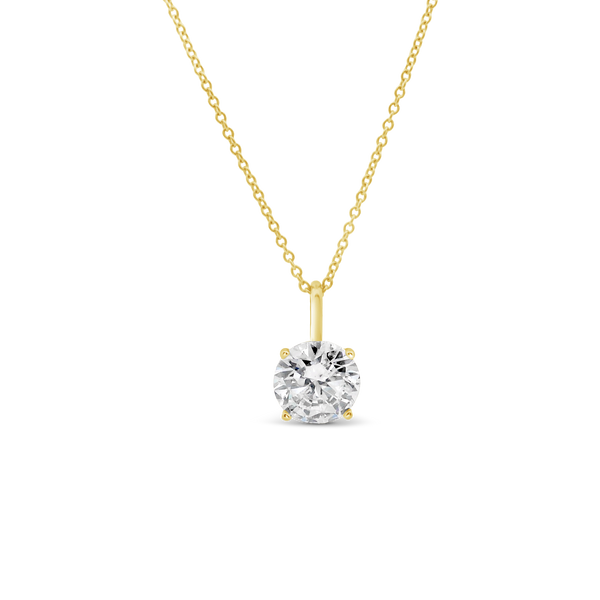 Solitaire Diamond Pendant