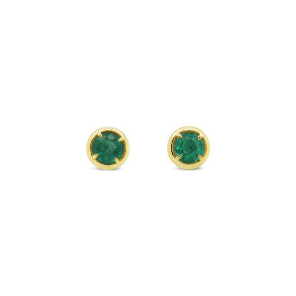 Emerald Stud Earrings