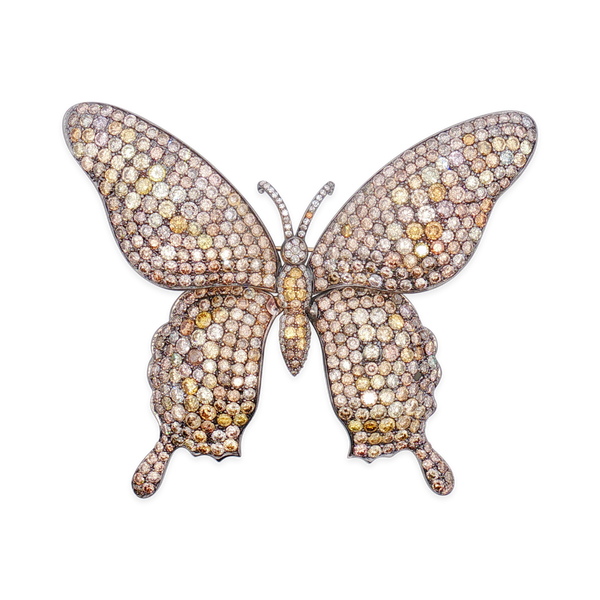 Diamond Estate Butterfly Pin