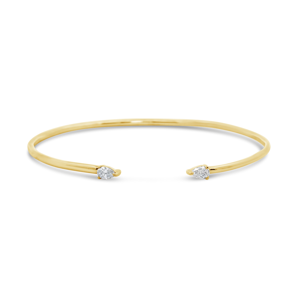 Delicate Diamond Cuff Bracelet