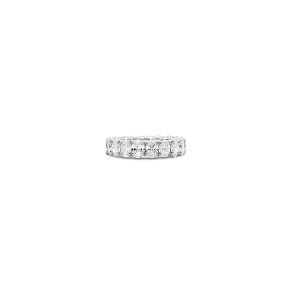 Oval Diamond Eternity Band
