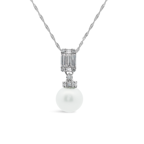 South Sea Pearl & Diamond Pendant