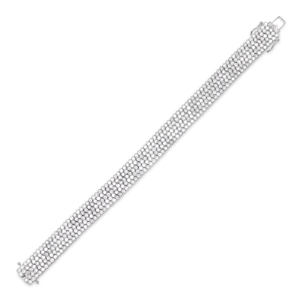 Five Row Diamond Bracelet