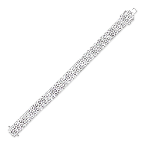 Five Row Diamond Bracelet