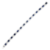 Double Bezel Sapphire & Diamond Bracelet