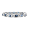 Double Bezel Sapphire & Diamond Bracelet
