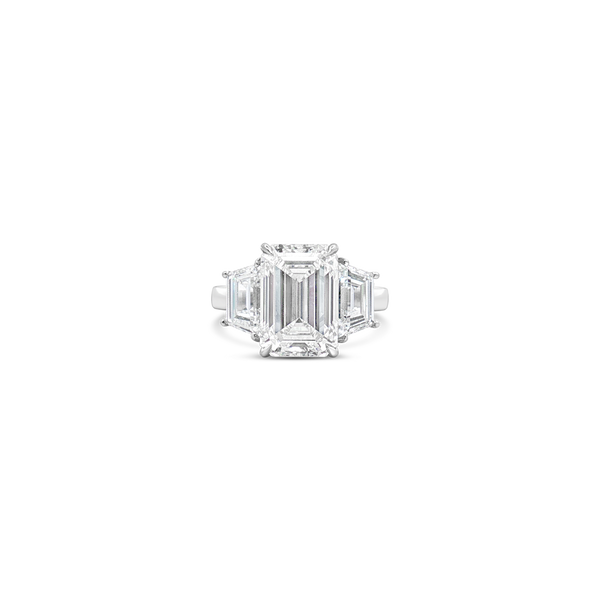 Three Diamond Engagement Ring