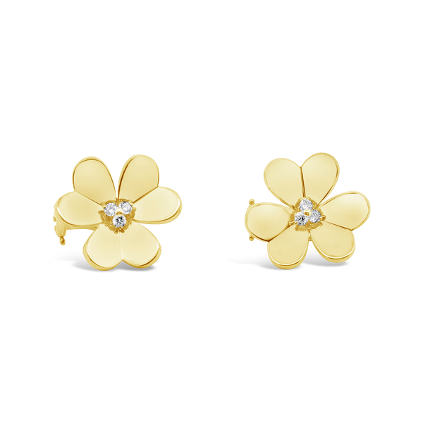 Flower Pendant & Earrings Set