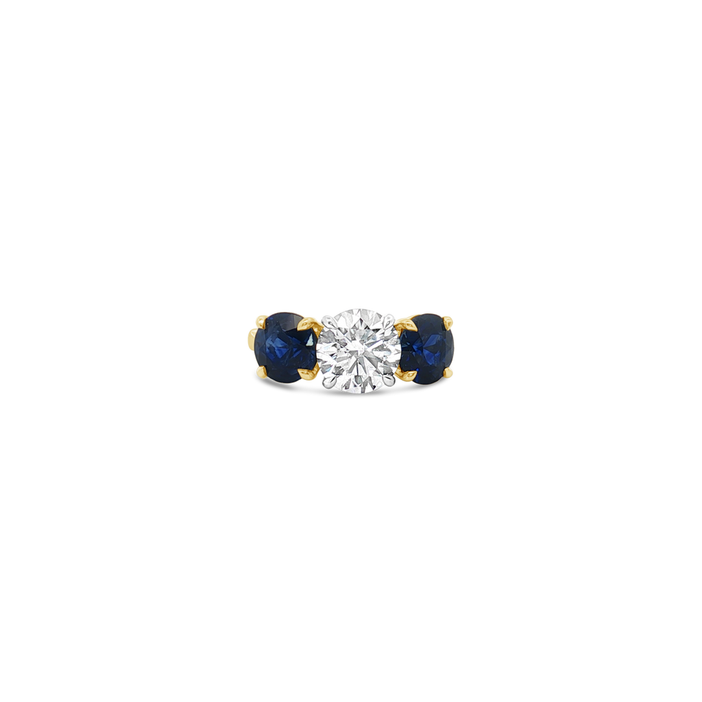 Sapphire & Diamond Ring