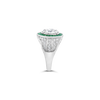 Emerald & Diamond Cocktail Ring