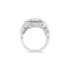 Emerald & Diamond Cocktail Ring