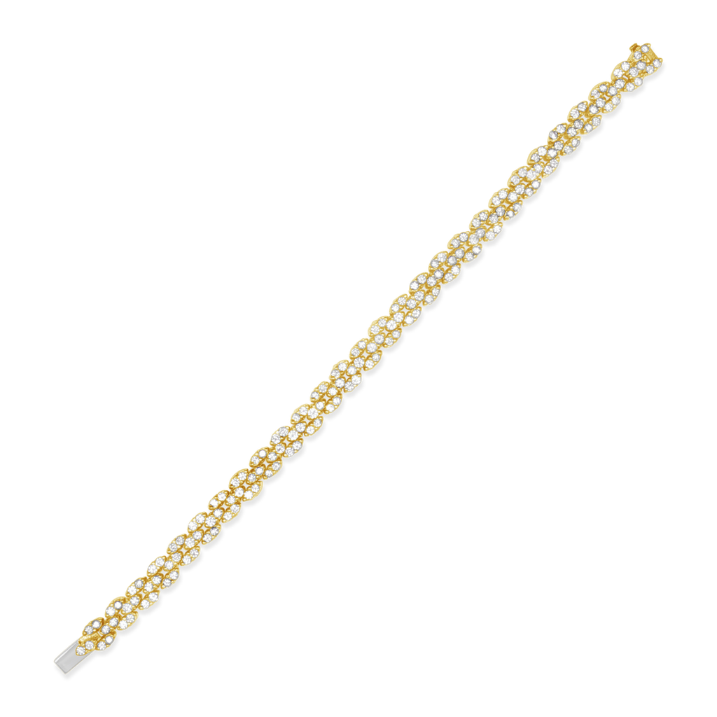 Diamond & Yellow Gold Bracelet