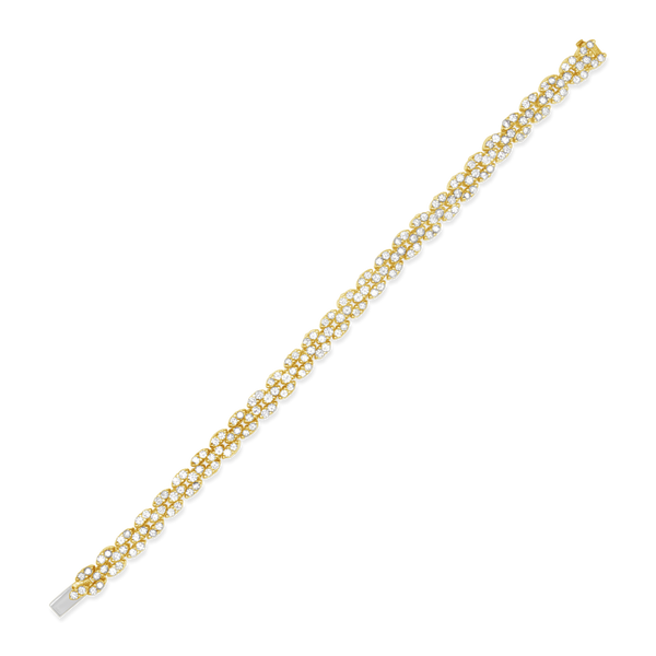 Diamond & Yellow Gold Bracelet