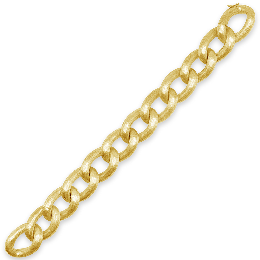 Yellow Gold Curb Link Bracelet