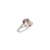 Morganite & Diamond Ring
