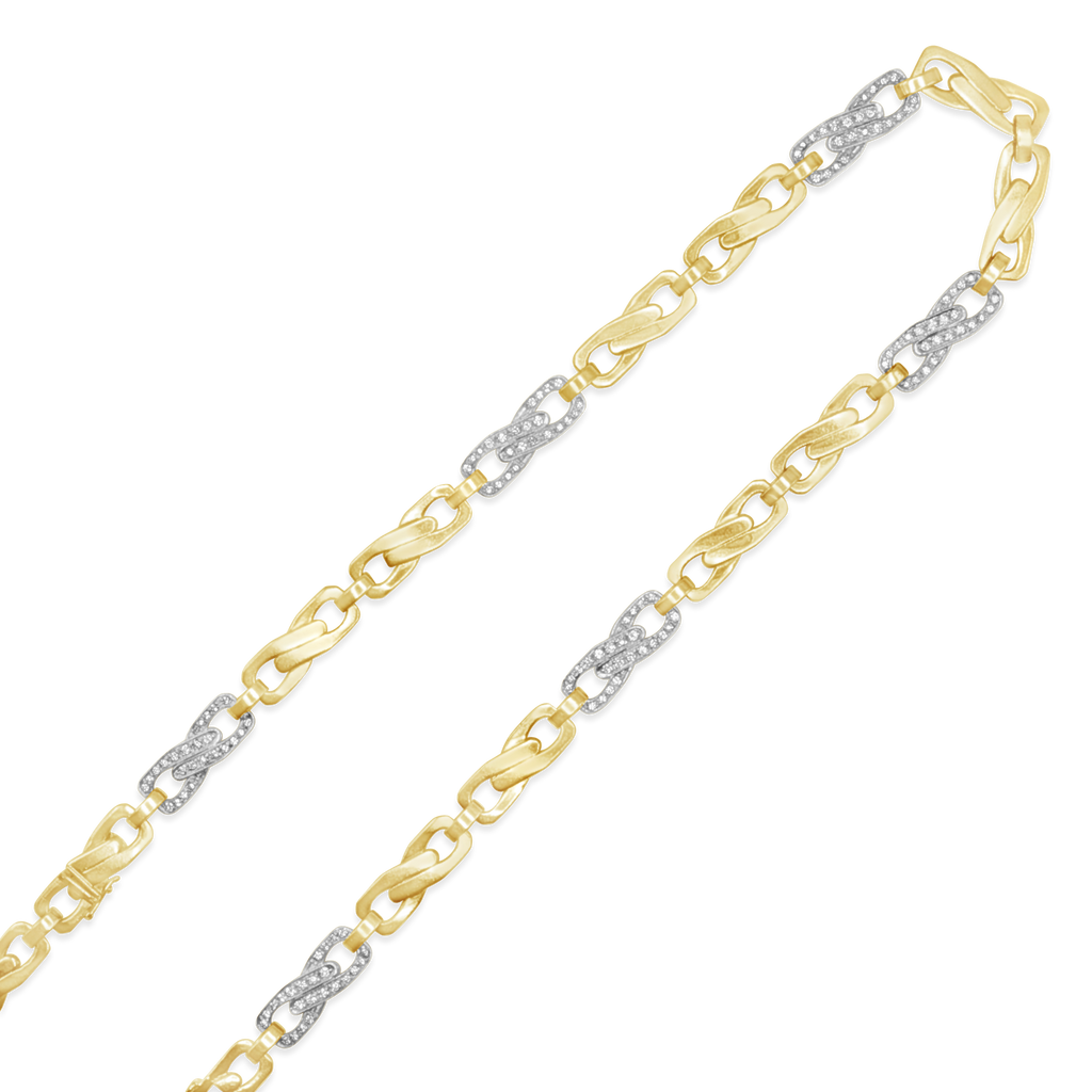 Diamond Link Chain Necklace