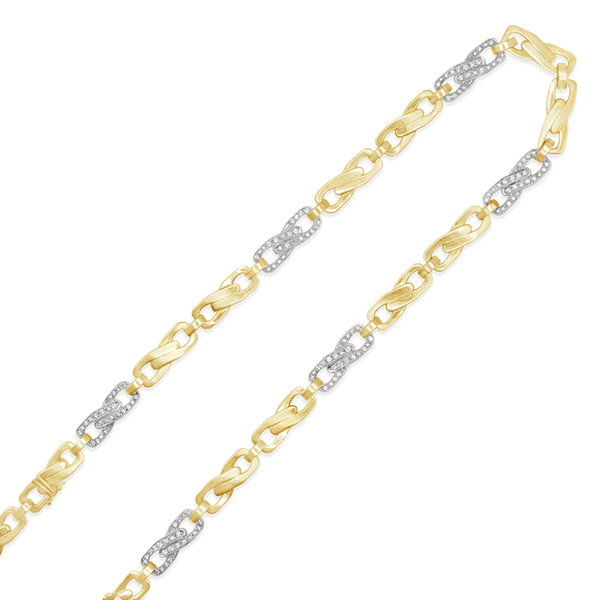 Diamond Link Chain Necklace