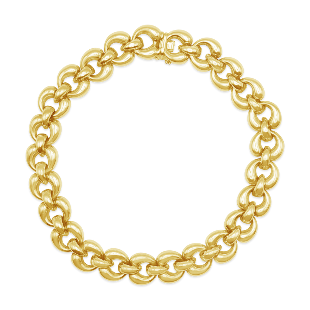 Bassani Horse bit Link Necklace