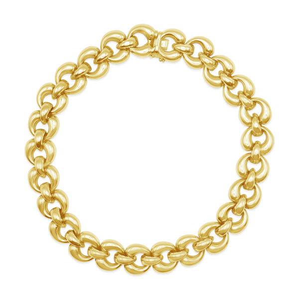 Bassani Horse bit Link Necklace