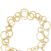 Gold Circles Estate Necklace