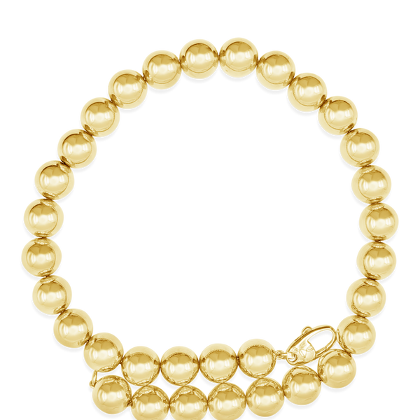 Yellow Gold Ball/Bead Estate Necklace