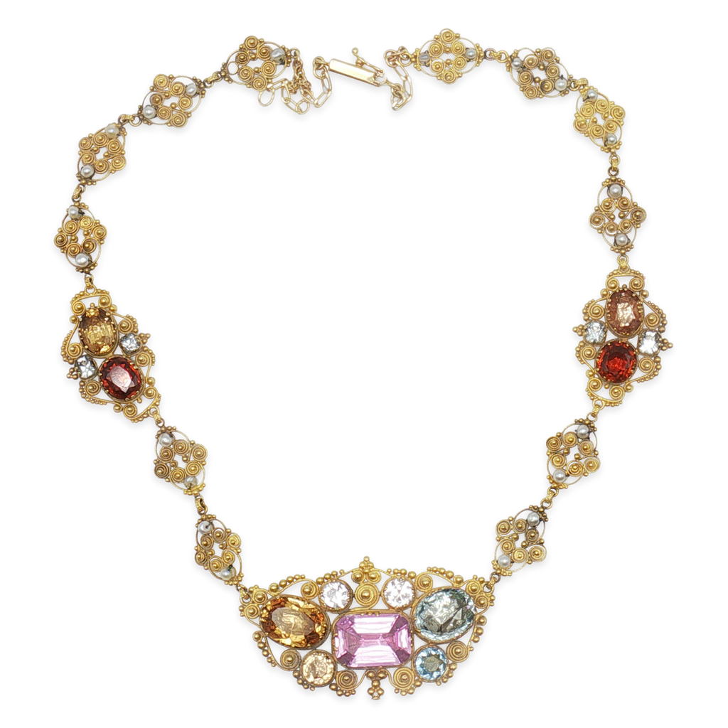 Yellow Gold Georgian Gem Set