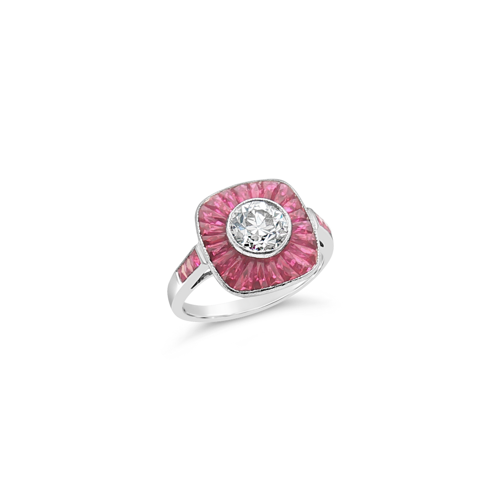 Ruby & Diamond Estate Ring