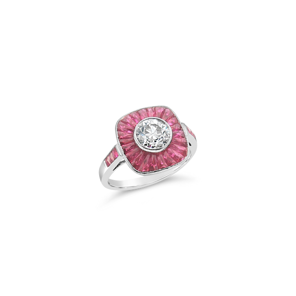 Ruby & Diamond Estate Ring