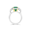 Oval Emerald & Diamond Ring