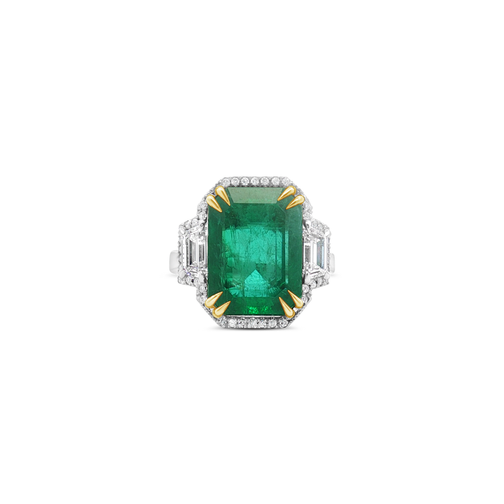 Emerald & Diamond Ring