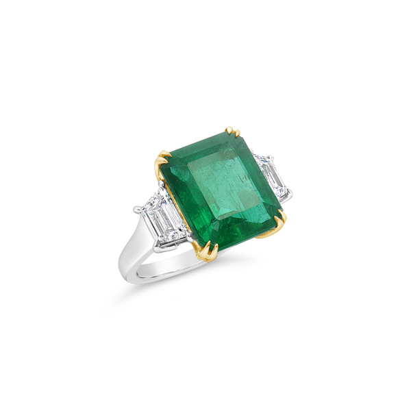 Emerald & Diamond Ring