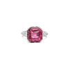 Pink Tourmaline & Diamond Ring