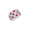 Ruby & Diamond Dome Ring