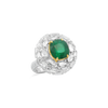 Emerald & Diamond Ring