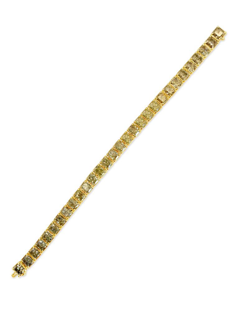 Radiant cut Diamond Bracelet
