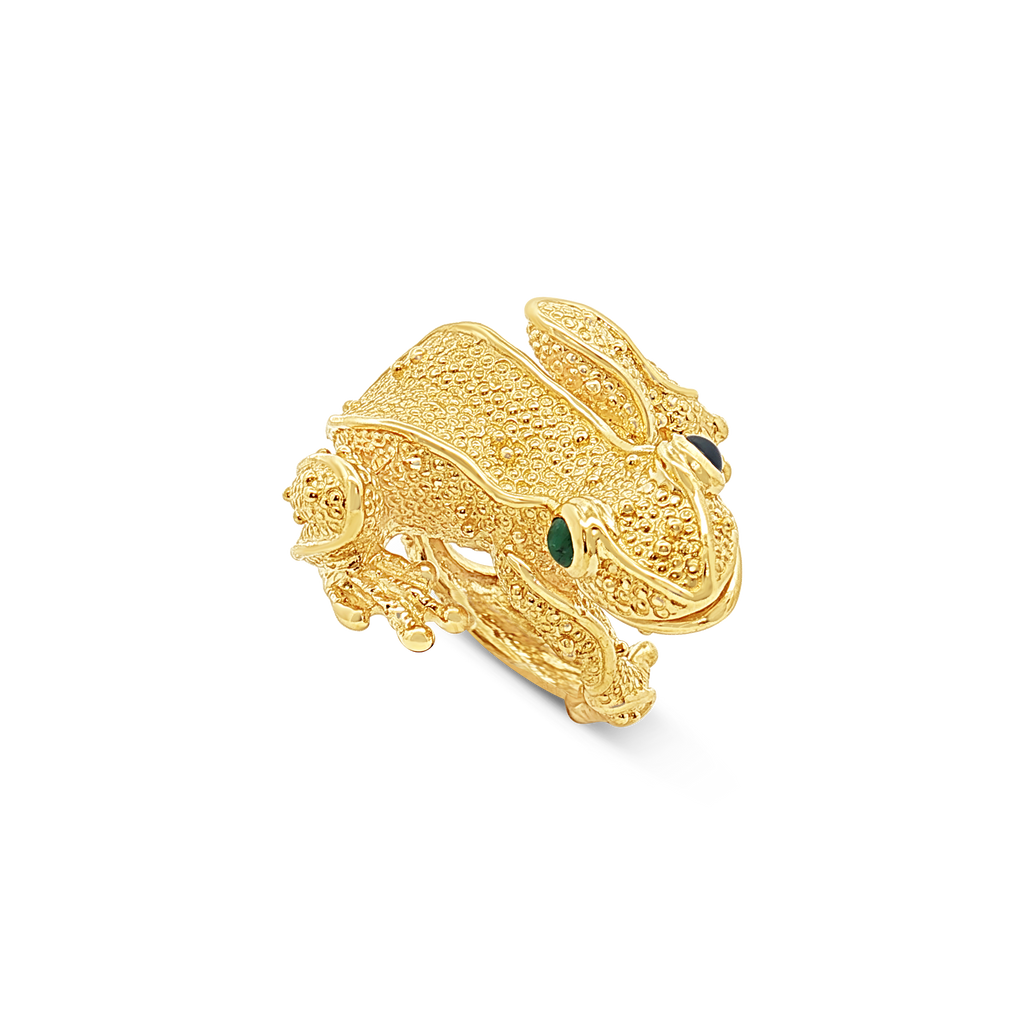 Gold Frog Ring