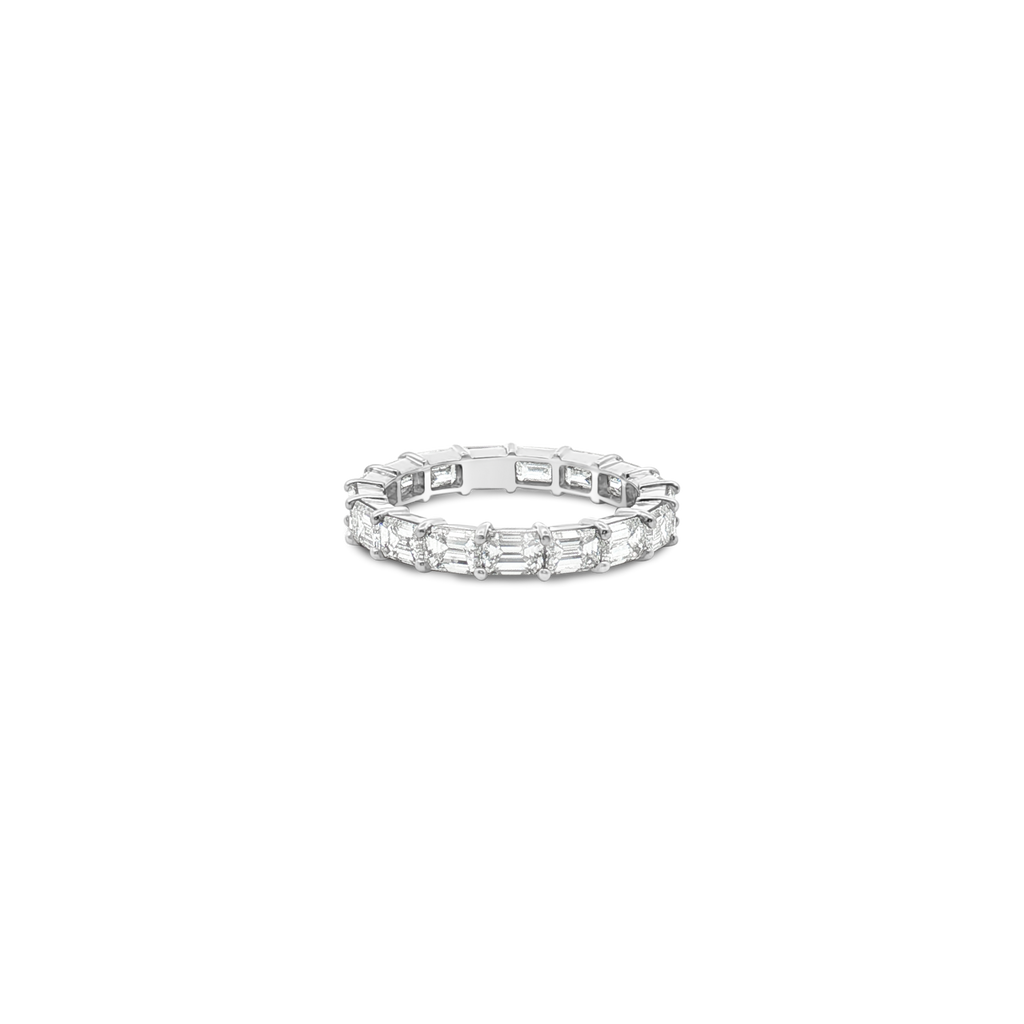 Emerald Cut Diamond Eternity Band