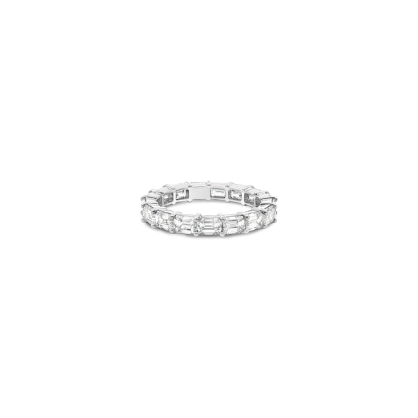Emerald Cut Diamond Eternity Band