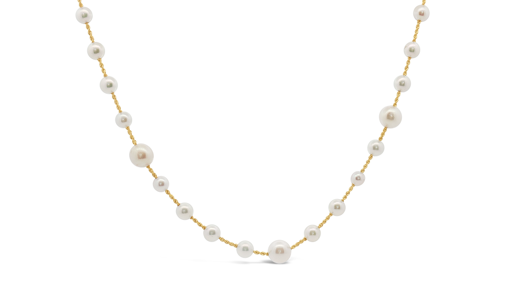 Pearl by the Yard Necklace