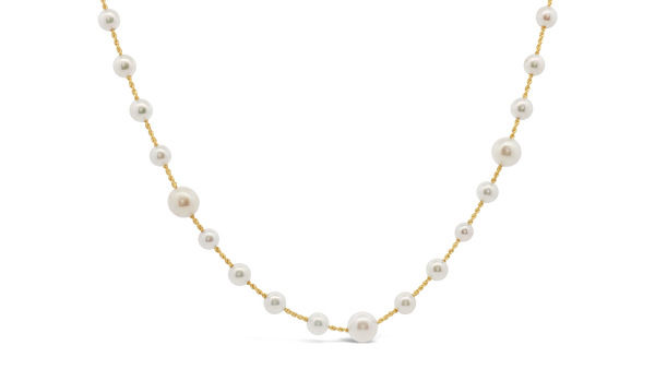 Pearl by the Yard Necklace