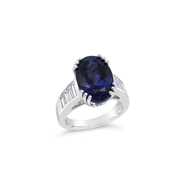 Tanzanite & Diamond Ring