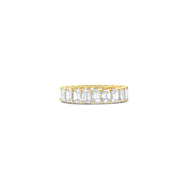 Emerald cut Diamond Eternity Band