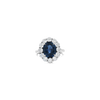 Oval Sapphire & Diamond Ring