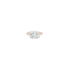 Cushion cut Diamond Ring in Rose Gold